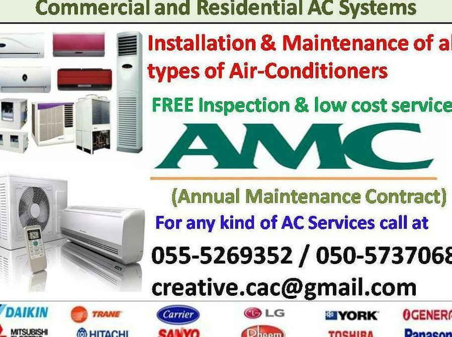 Creative Air Conditioning Maintenance & Ducting Hvac Company - Household/Repair