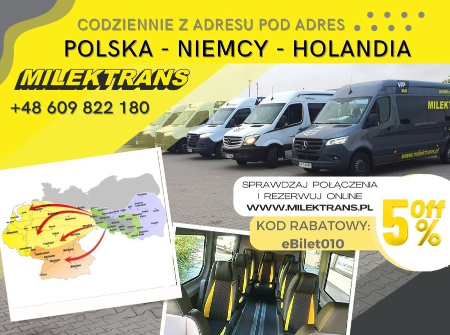 Międzynarodowy Przewóz Osób - Polska Niemcy Holandia - Przeprowadzki/Transport