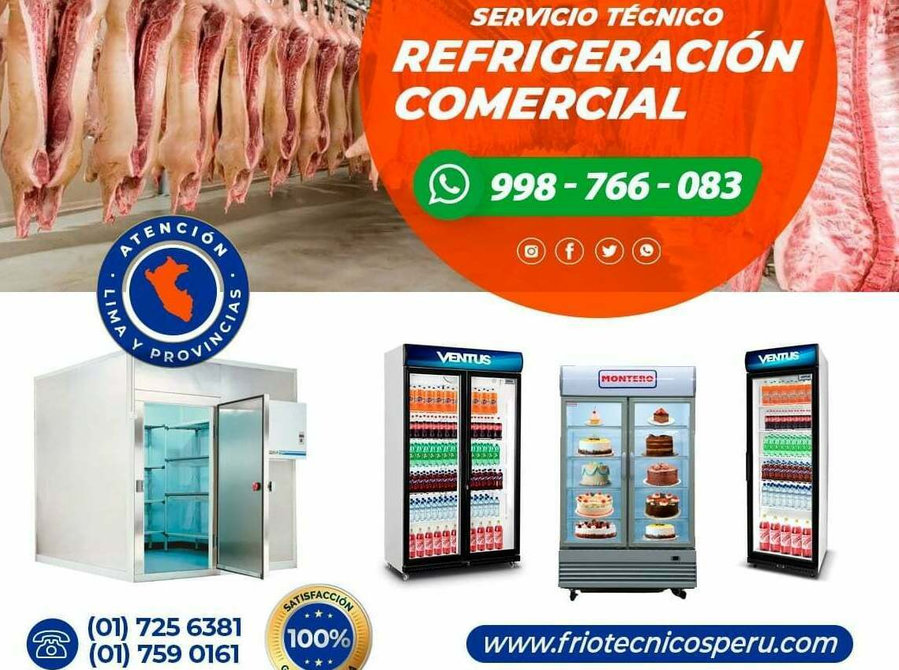 998766083-centro Técnico De Refrigeración En Lima - Hogar/Reparaciones