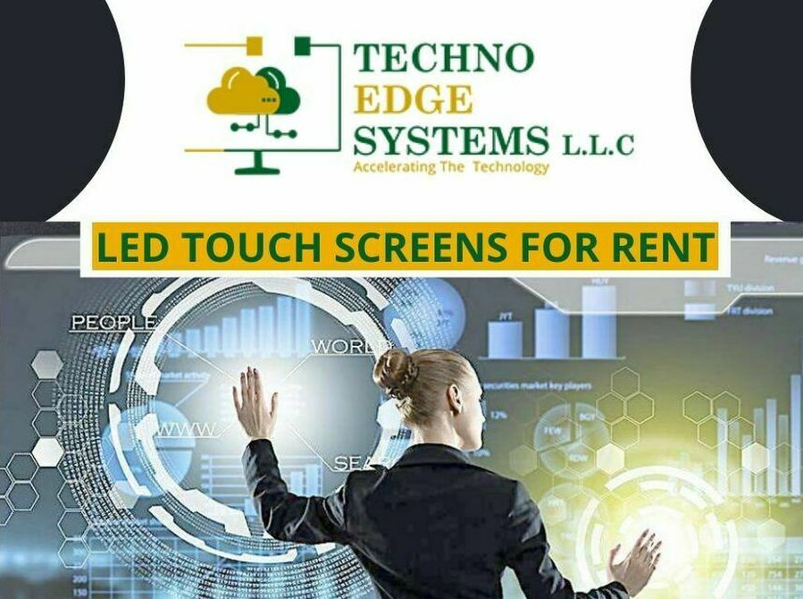 Rent LED Touch Screens from Techno Edge Systems LLC - Computer/Internet