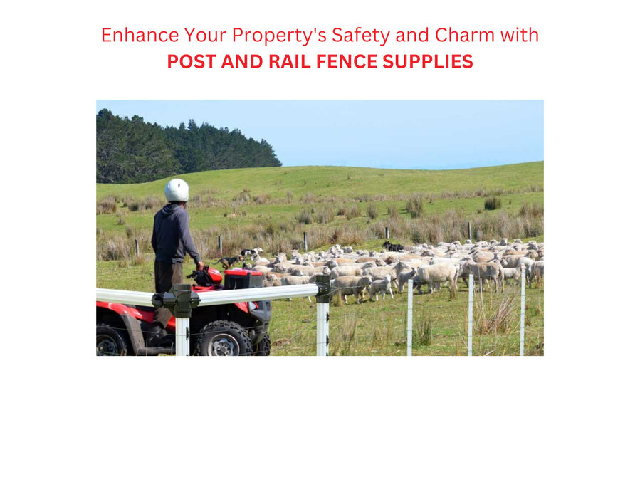 Enhance Your Property's Safety and Charm with Post and Rail - Buy & Sell: Other