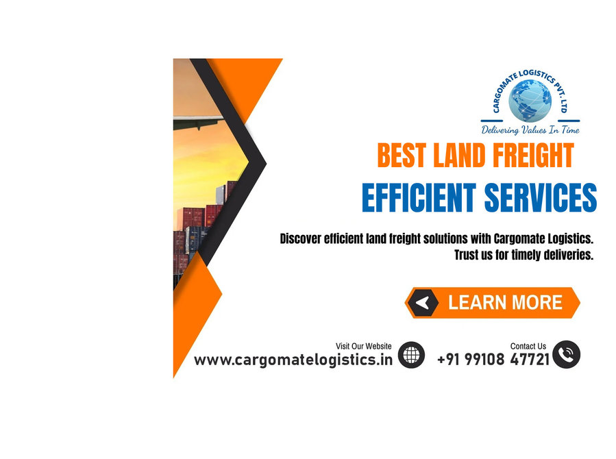 Get Reliable Land Freight Services | Cargomate Logistics - Moving/Transportation