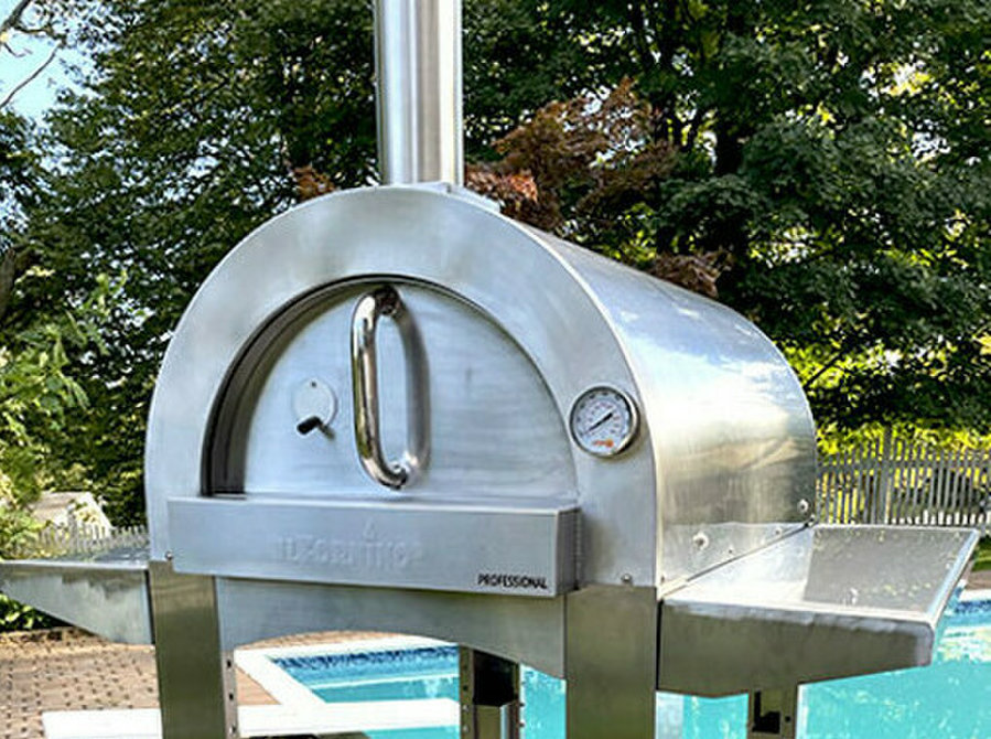 Professional Plus Wood Fired Pizza Oven With Stand - Furniture/Appliance