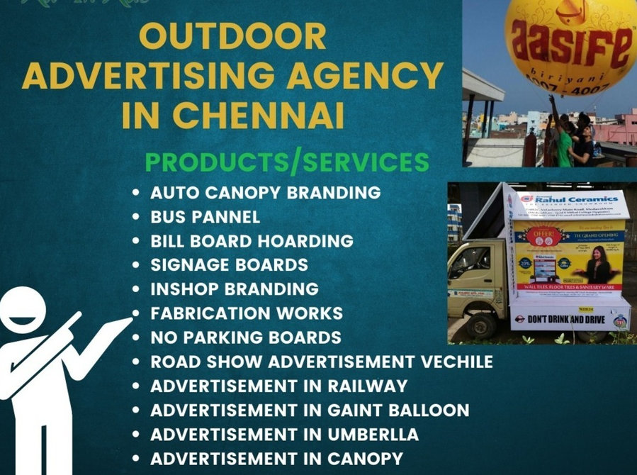 Outdoor Advertising Agency in Chennai | All In Ads - Services: Other