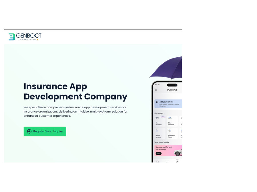 Custom Insurance App Development - คอมพิวเตอร์/อินเทอร์เน็ต