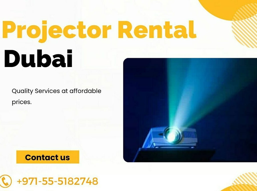 Planning to Rent Projectors for a Presentation in Dubai? - Computer/Internet