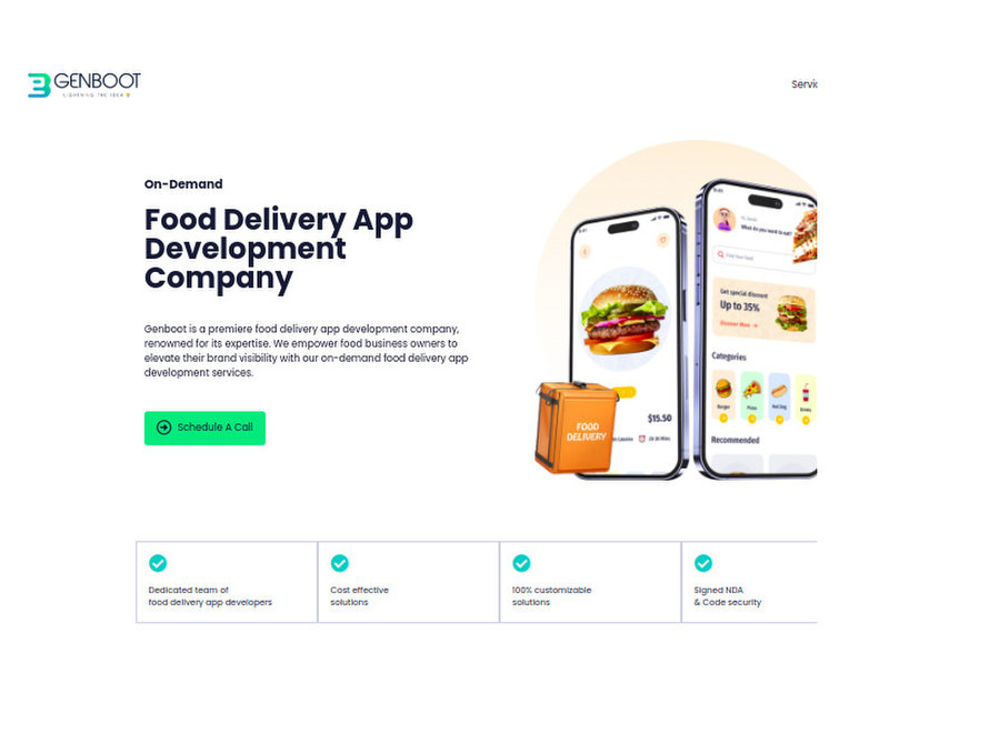 Food Ordering & Delivery App Development Company - Computer/Internet
