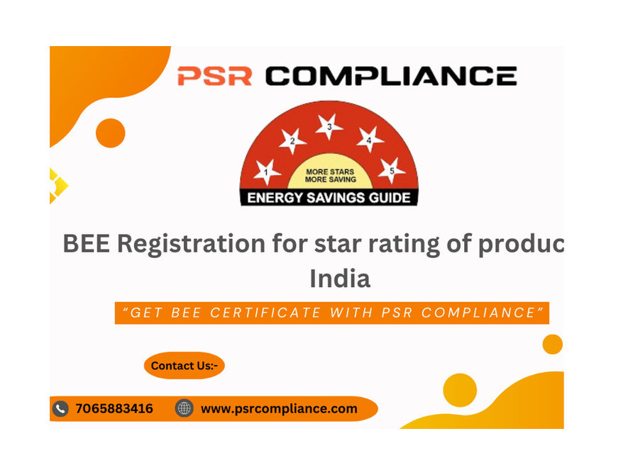Bee Registration for star rating of products in India - Legal/Finance