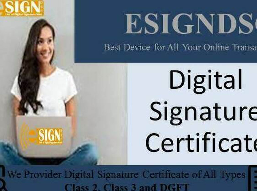 Buy Online Dgft Digital Signature Certificate - Services: Other