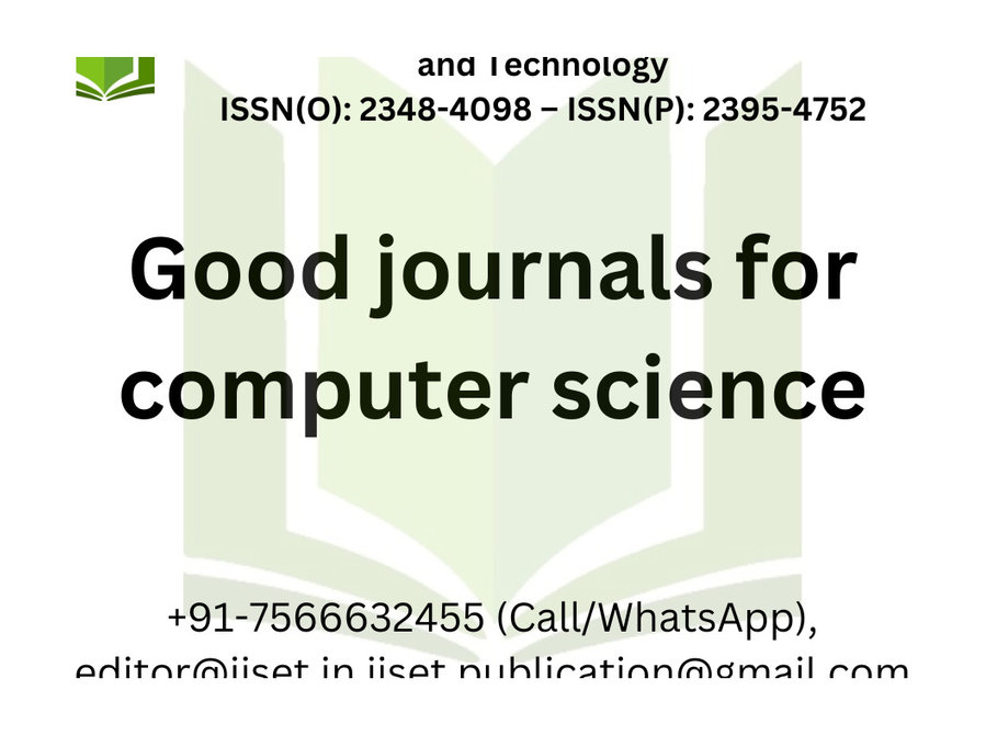 Good journals for computer science - Inne
