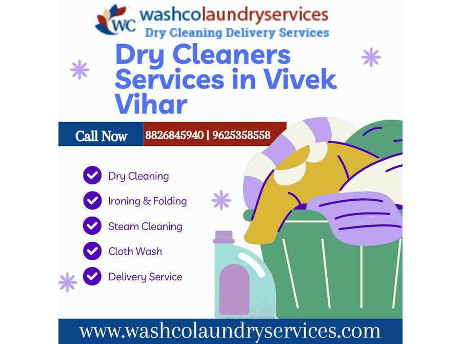 Dry Cleaners Services in Vivek Vihar - Services: Other